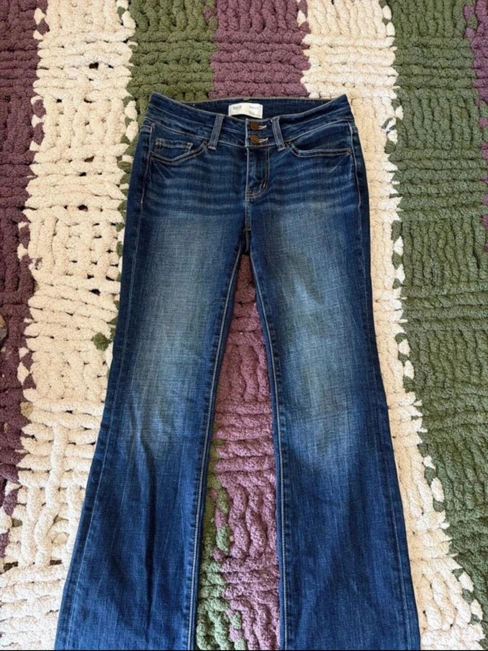 BKE Dark Blue Tailored Bootcut Jeans